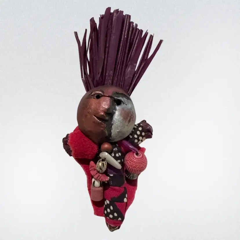 Handmade Spirit Doll Brooch