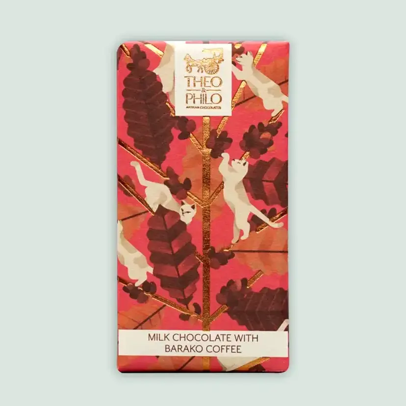 Theo & Philo Milk Chocolate Bar w/ Barako Coffee