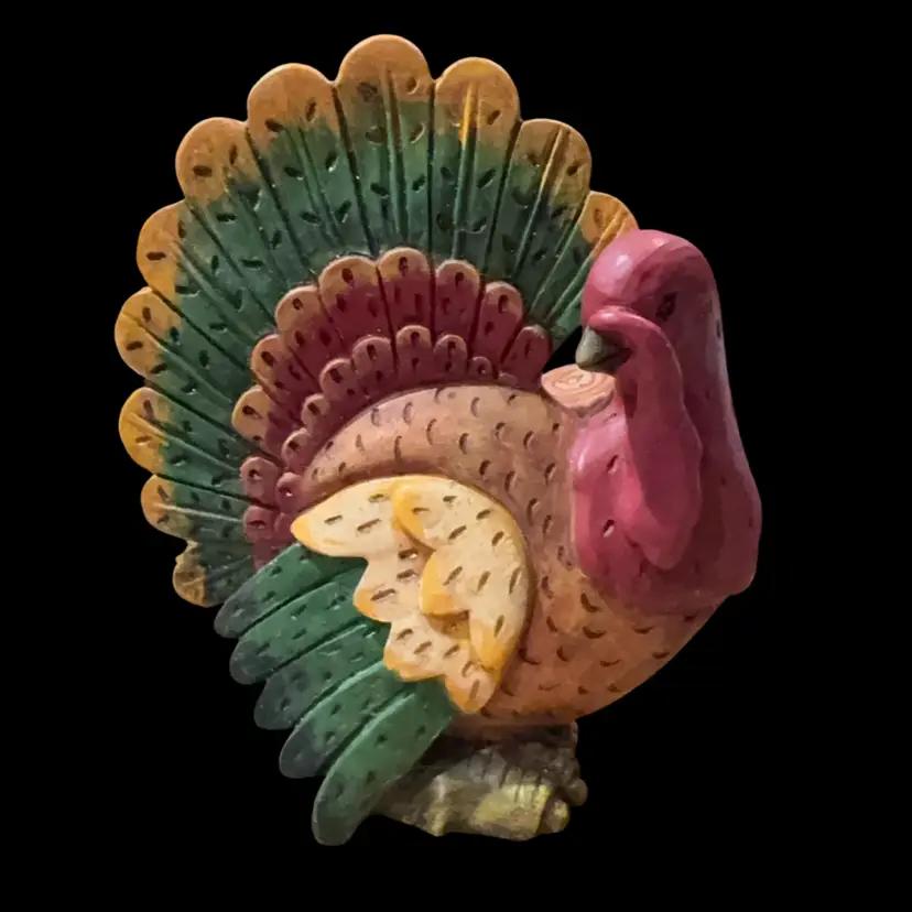 Carved Resin Turkey 7.5”