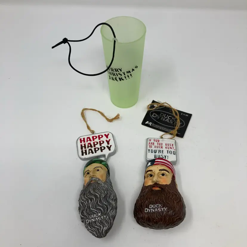 3 Pc Duck Dynasty Ornaments!