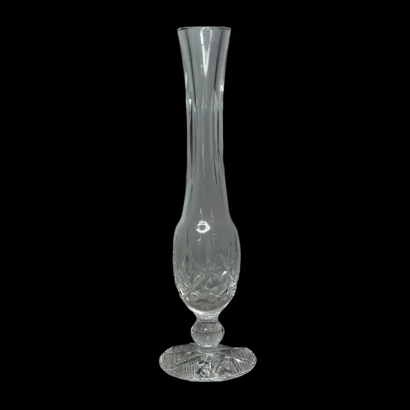 Vintage Waterford Crystal Lismore Footed Bud Vase