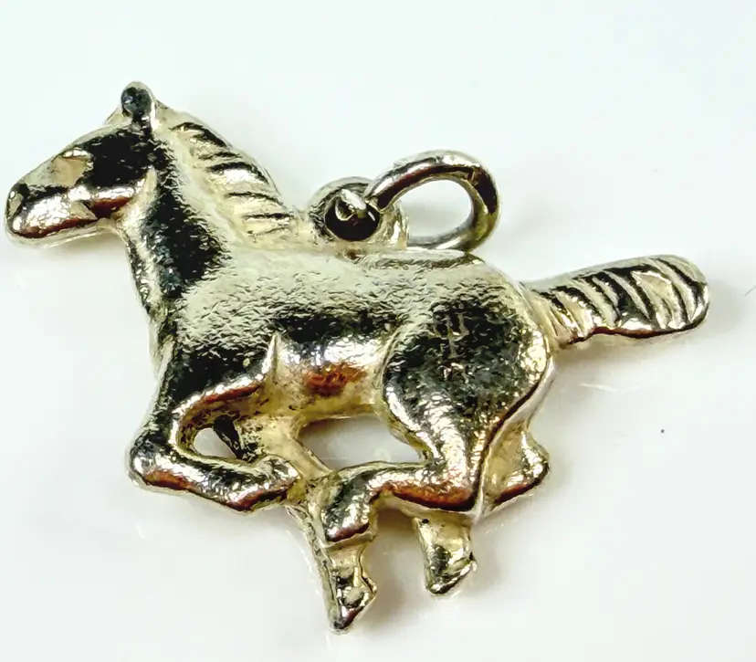 James Avery Sterling Silver Running Horse Equestrian Animal Charm JR2129