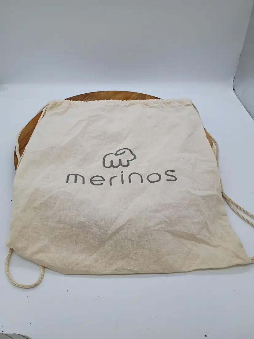 Merinos Canvas 15x13 Draw String Dust Bag for Shoes or Purses.