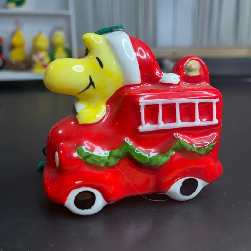#12 - Vintage Japan Peanuts Ornament Woodstock