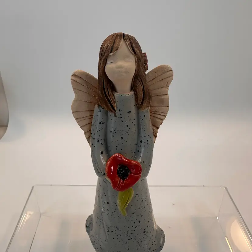 Vintage Hand Painted Ceramic Angel