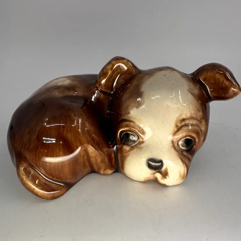 Lichten Ware Pottery Bulldog Terrier Figurine “Skipper” Hand Made French Bulldog