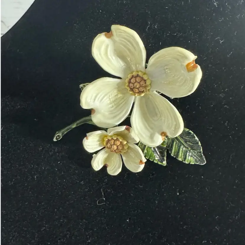 J7 - Double Flowered Dogwood Brooch