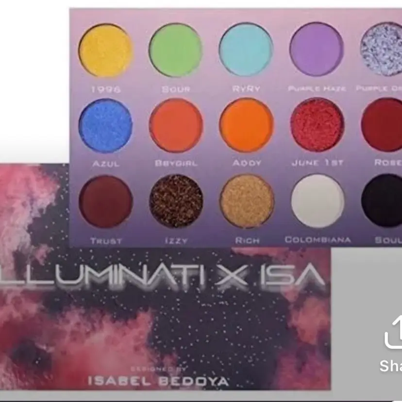 Msrp $48 – Illuminati Xis Isabel Bedoya Eyeshadow Palette