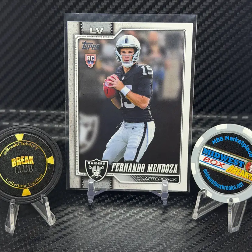 FERNANDO MENDOZA - 2026 Topps Flagship RC Las Vegas Raiders - midwestboxbreaks.net