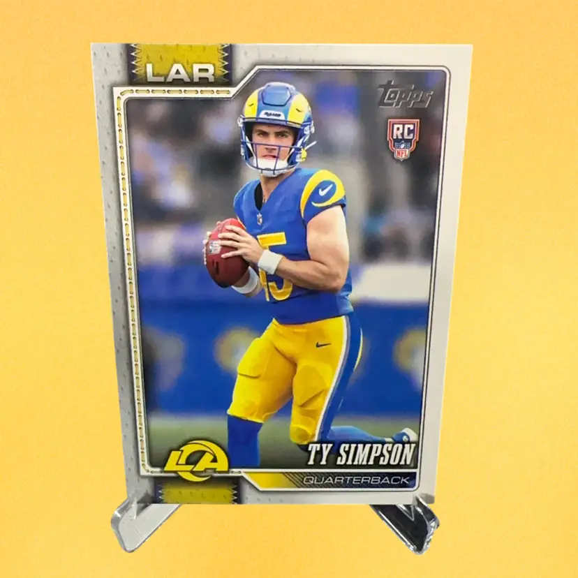 Ty Simpson 2026 Topps RC Los Angeles Rams