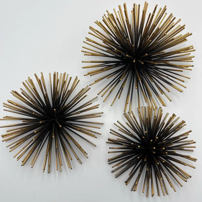 Atomic Wall Decor- Black & Gold