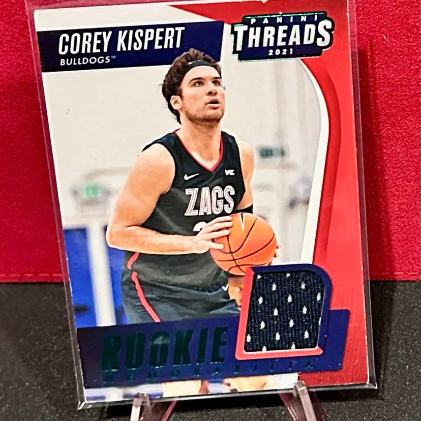 2021 Panini Chronicles Draft Picks Threads Memorabilia Corey Kispert #TRM-CK RC