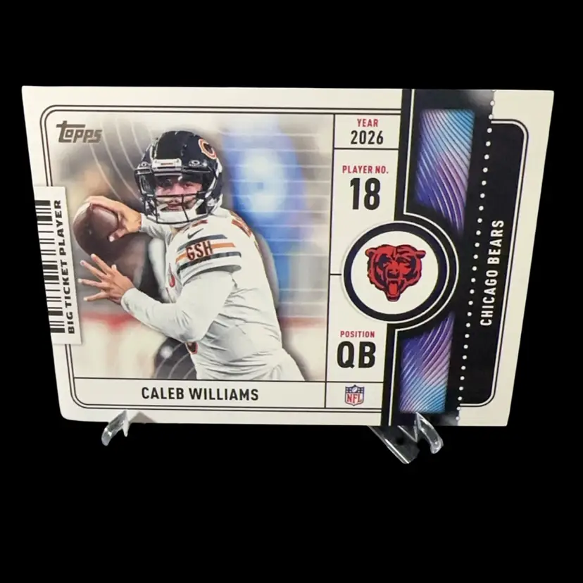 Caleb Williams 2026 Topps Big Ticket Player Chicago Bears