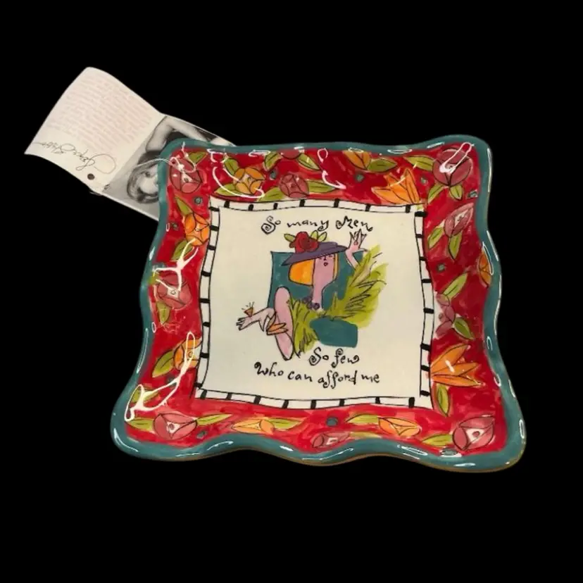 Joyce Shelton Giftcraft Bodacious Babes Ceramic Trinket Dish