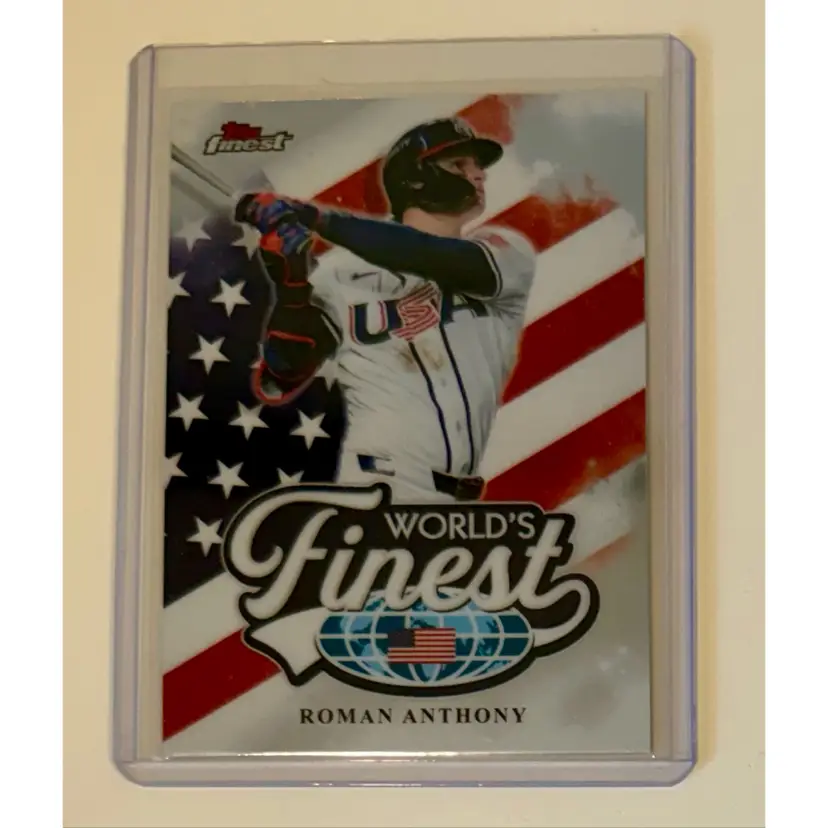 Roman Anthony RC World’s Finest Team USA Boston Red Sox