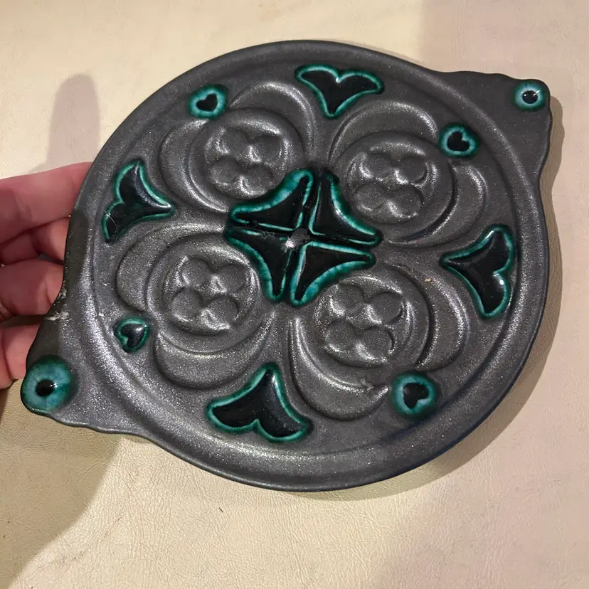 Pottery Hot Plate Or Riser