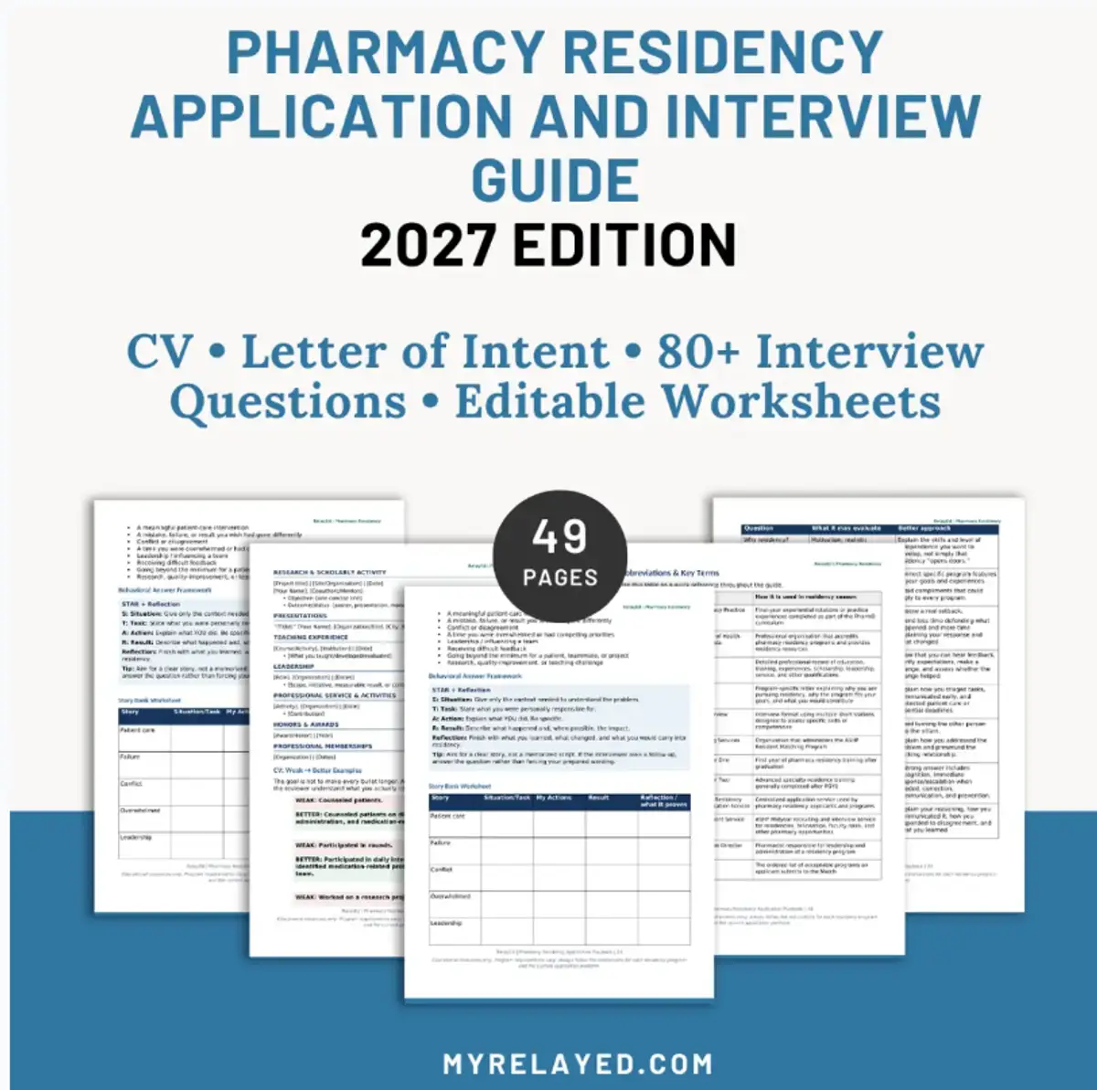 Pharmacy Residency Application and Interview Guide 2027 Edition