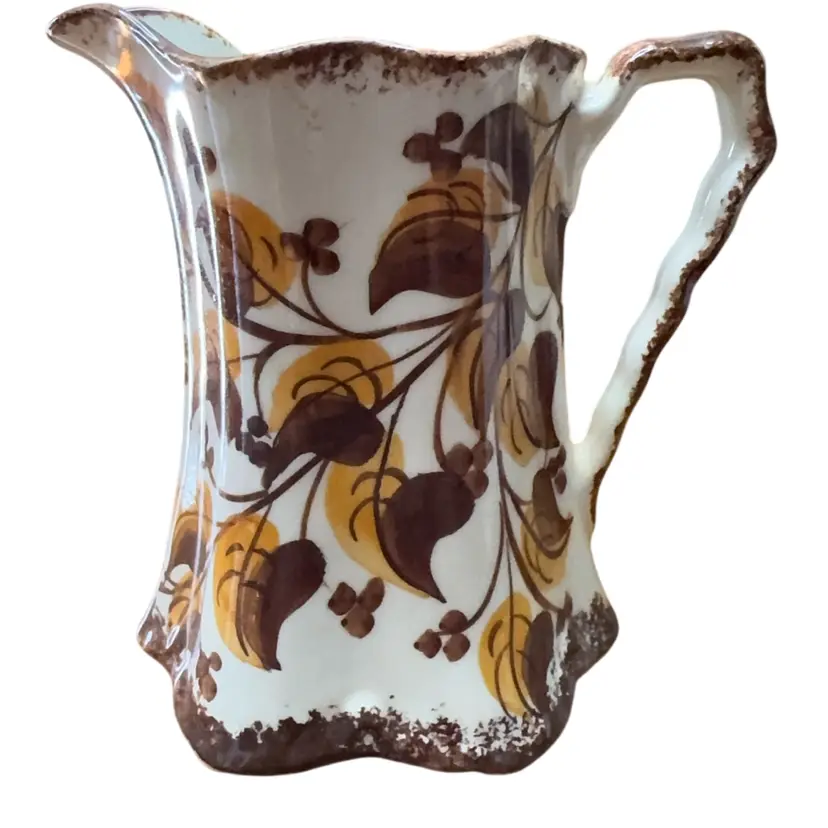 5” Handpainted Cash Family Pitcher/Vase - In Excellent Condition No Chips No Cracks No Crazing