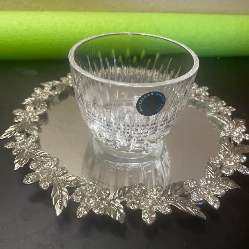 Gorgeous NEW Waterford Crystal 3” Trinket Bowl