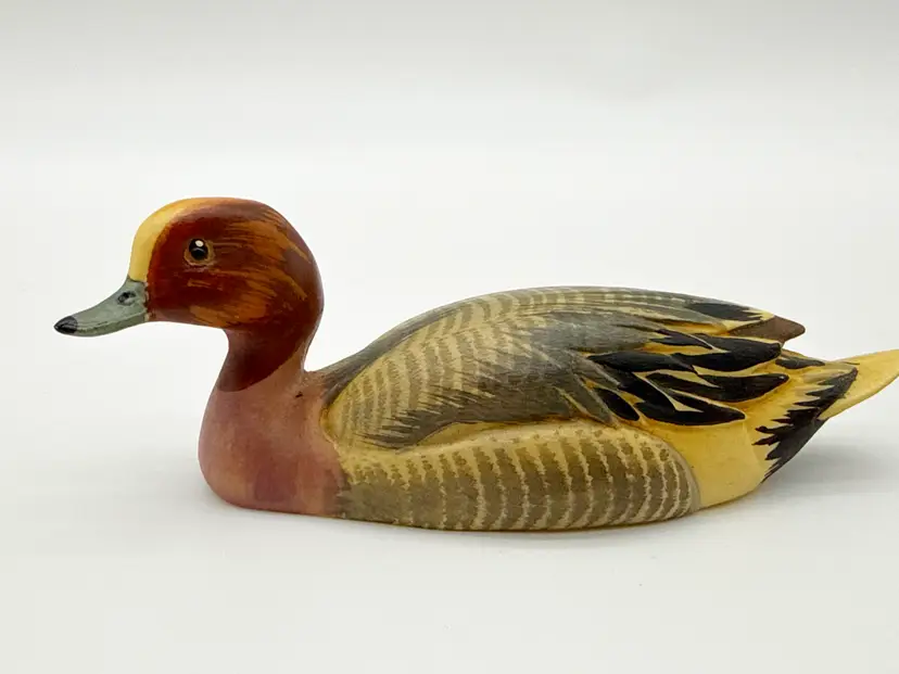 Anri Italy EUROPEAN WIGEON Wildlife Collection Hand Crafted Duck Decoy