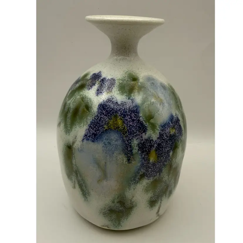Clouds Folsom Handmade Studio Pottery Vase