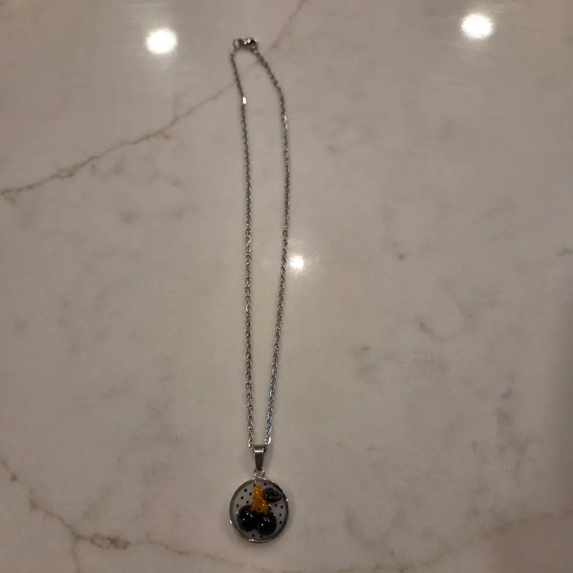 Polka Boo Handmade Halloween Fruit Pendant Necklace