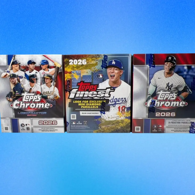 LIMIT 1! ‘26 Topps Chrome/Logofractor/Finest Baseball 3 Box Mixer Live Team Rip MBB2038 (stacked shipping)