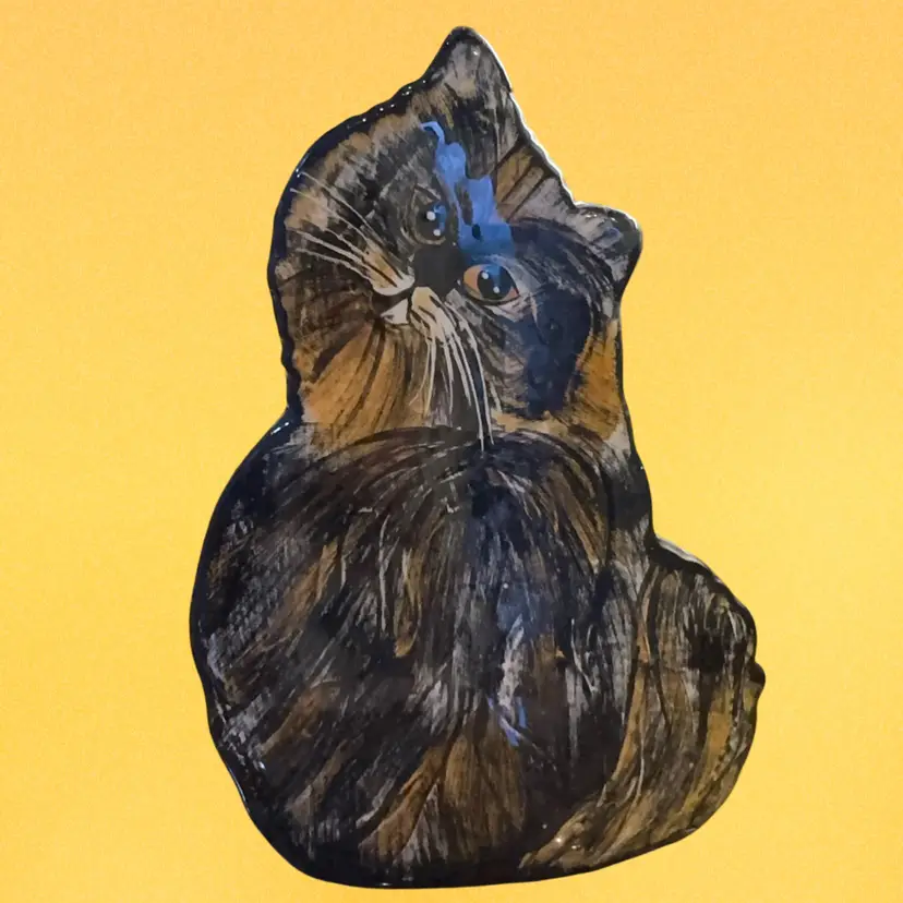 Cats By Nina 8.5”  Lottie Cat Vase