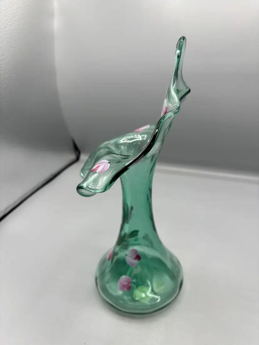 Vintage Fenton Sea green jack in the pulpit