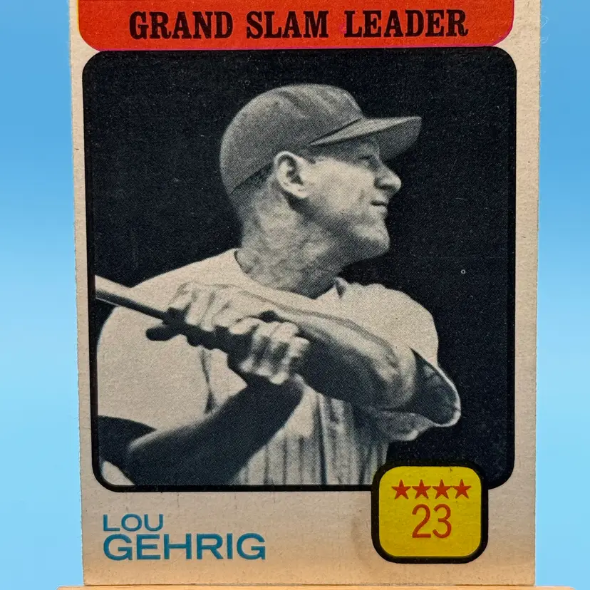 1973 Topps - All-Time Leaders Lou Gehrig #472 C11