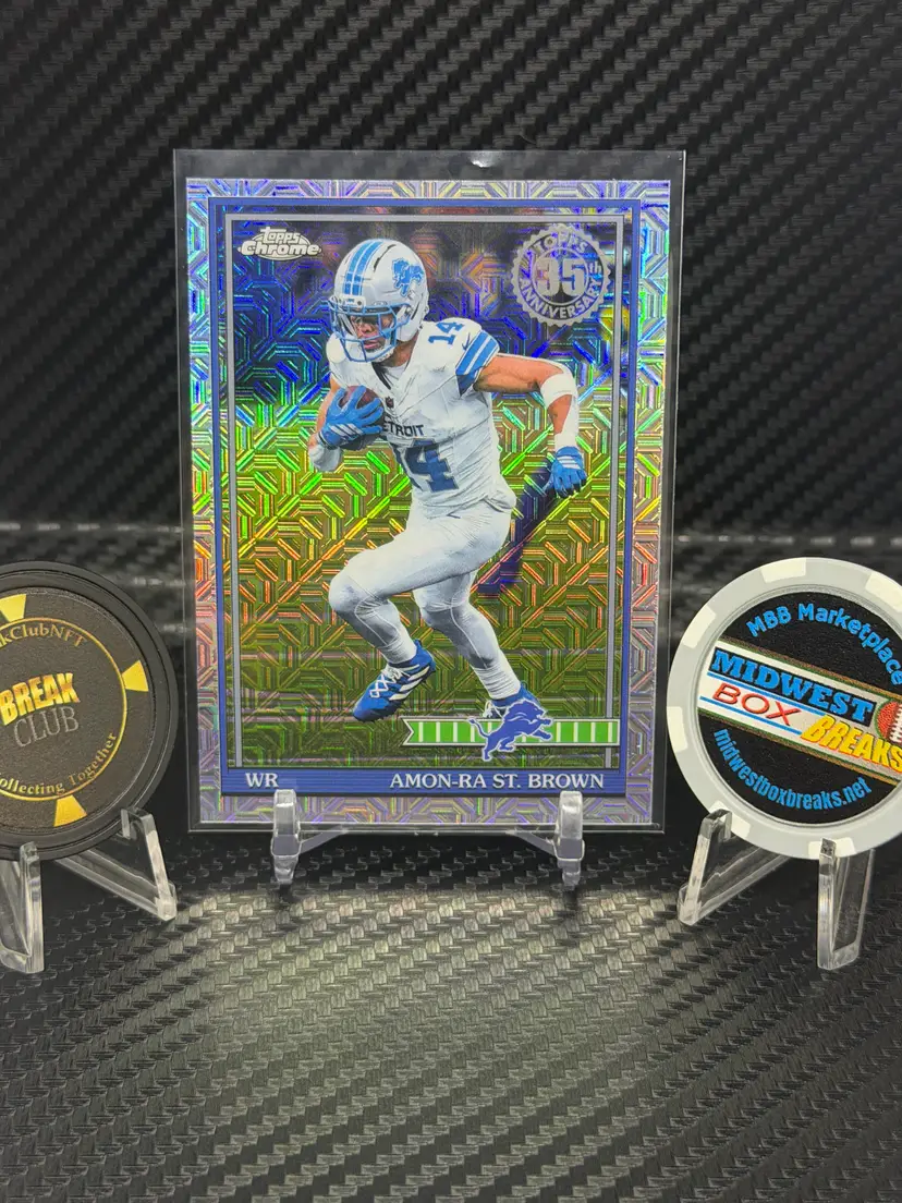 AMON-RA ST BROWN 2026 Topps Silver Pack Mojo 35th Anniversary Detroit Lions - midwestboxbreaks.net