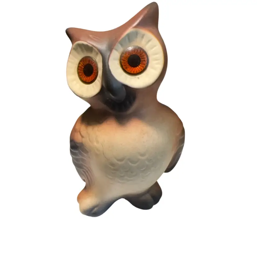 Vintage Hagen-Renaker Ceramic Owl 7”