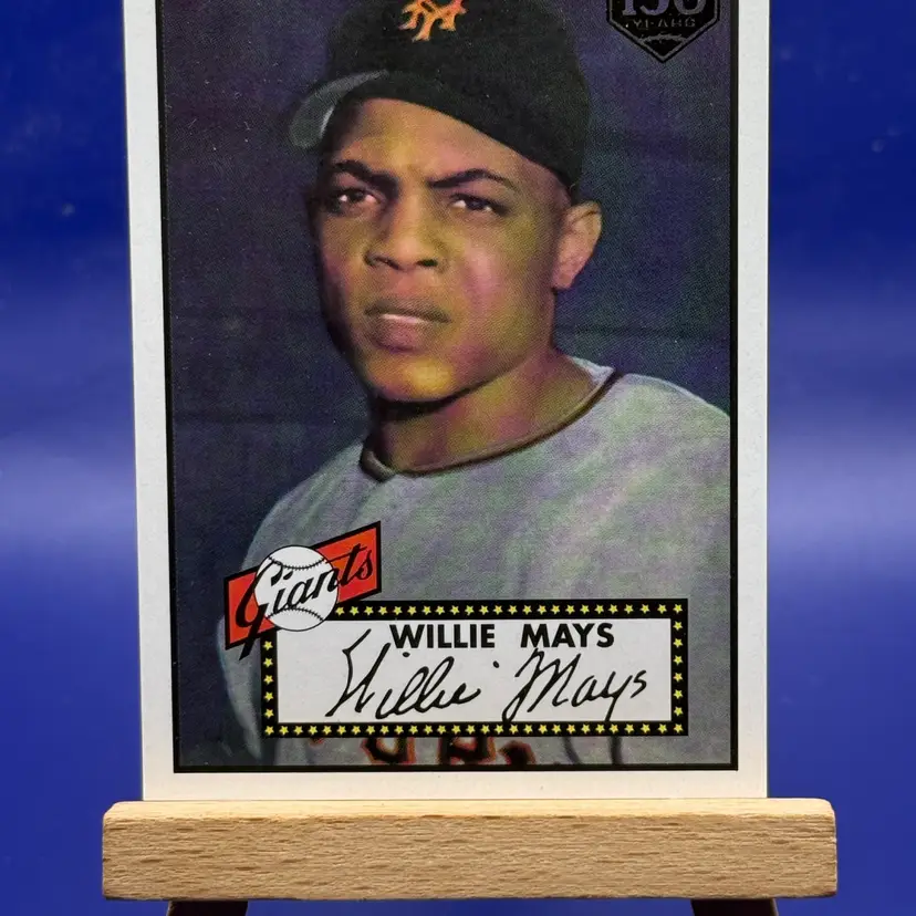 2019 Update Iconic Card Reprints 150th Anniversary 116/150 Willie Mays HOF B32