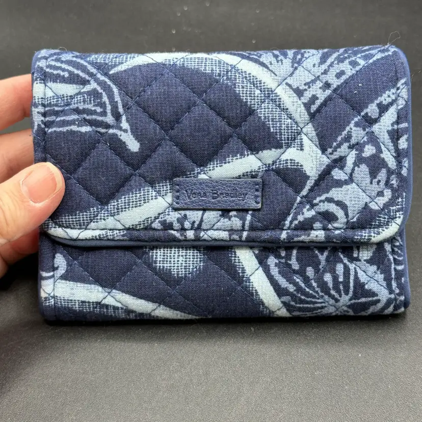 Vera Bradley Blue Paisley Wallet