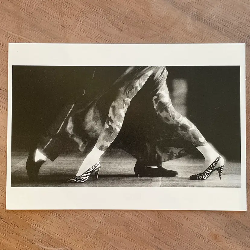 Dominique Issermann B&W Dancers Photography 1985 Vintage Postcard France, Unused