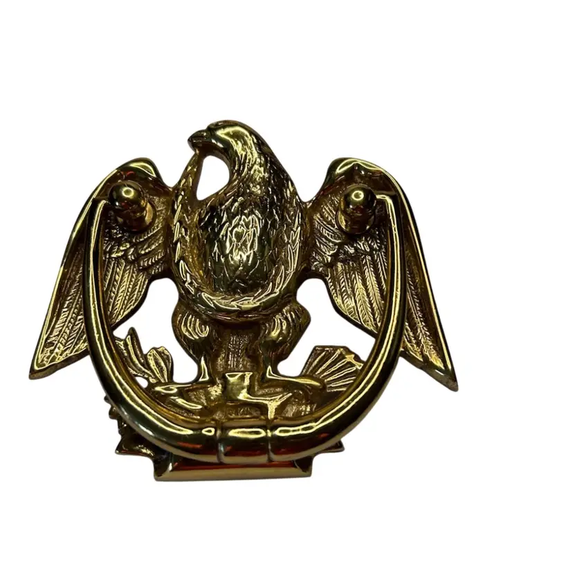 Vintage Solid Brass Eagle Door Knocker 
@5x5