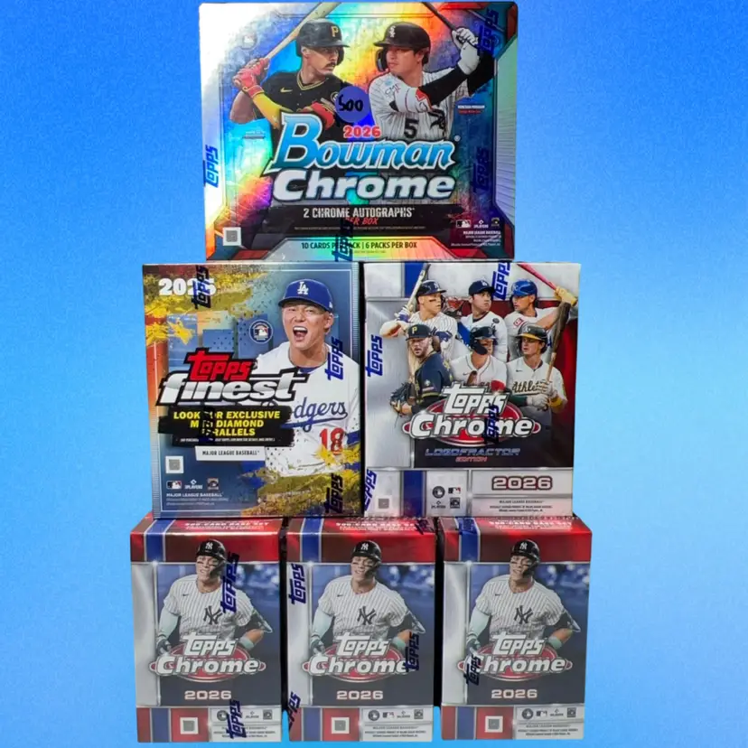 2026 Topps & Bowman Baseball 6 Box Mixer Live Team Rip #1 MBB2054 (stacked shipping)