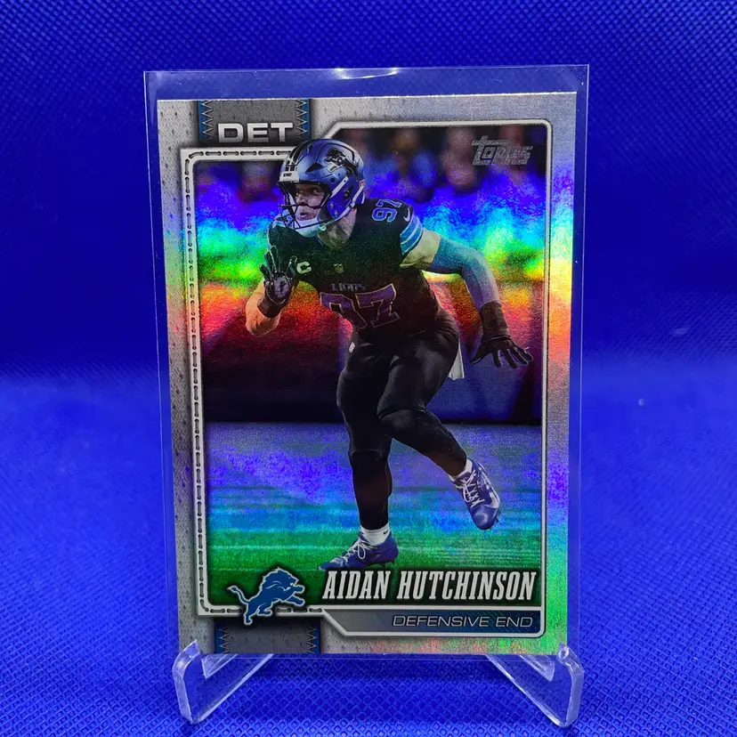 2026 Topps Aidan Hutchinson Rainbow Foil Detroit Lions