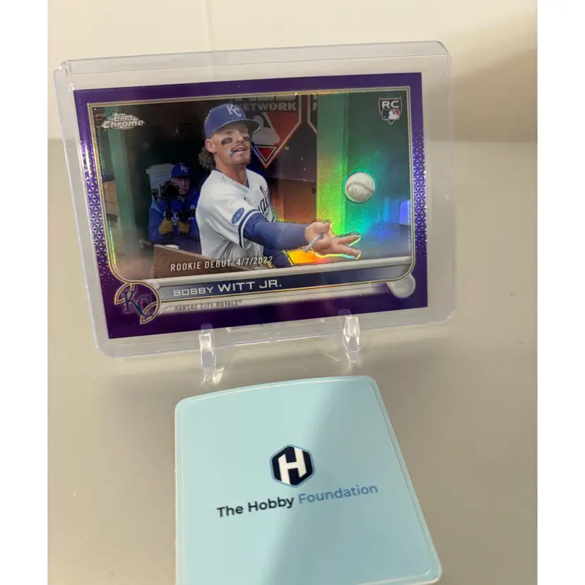 Bobby Witt Jr. - 2022 Topps Chrome Update Purple Refractor - Kansas City Royals