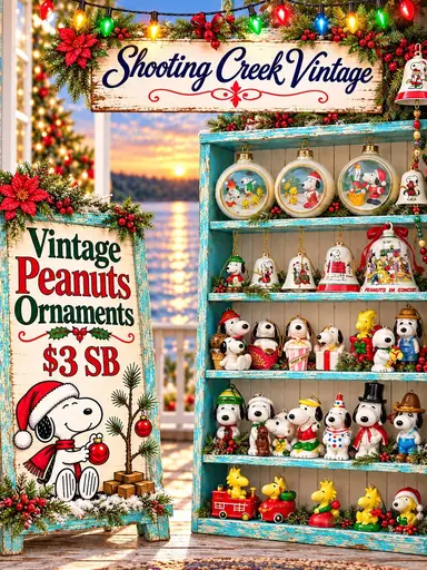 1970’s Peanuts Ornaments & Bells Japan Hallmark 