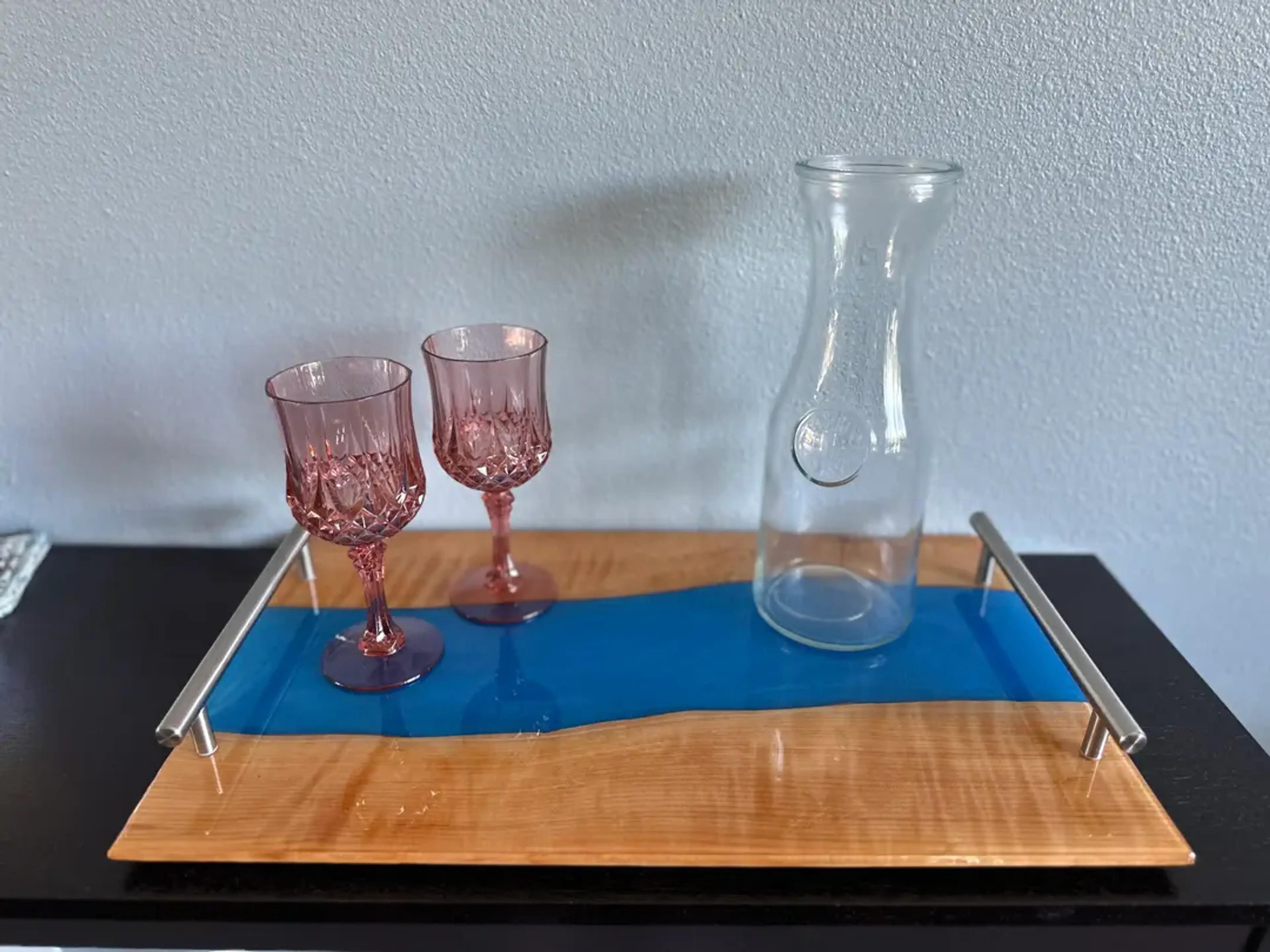 Twisted Timber Walnut Endtable