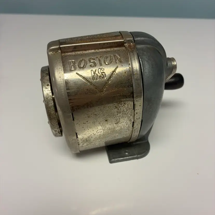 Vintage Hunt Mfg."Boston" Model KS Pencil Sharpener 8 Hole Revolving