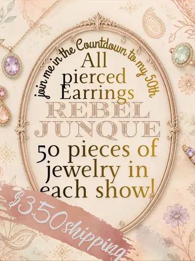 Pierced Earrings, 10 Second Runs, $3 Starts
