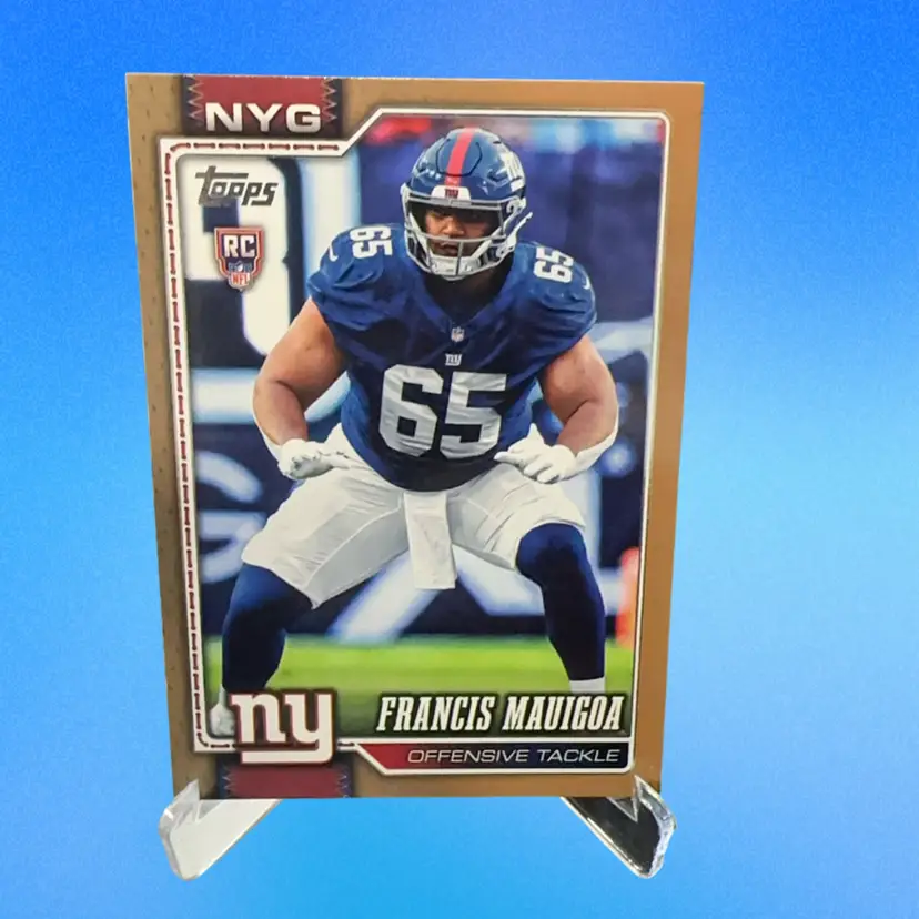 Francis Maiugoa 1st Round Pick Gold /2026 RC New York Giants