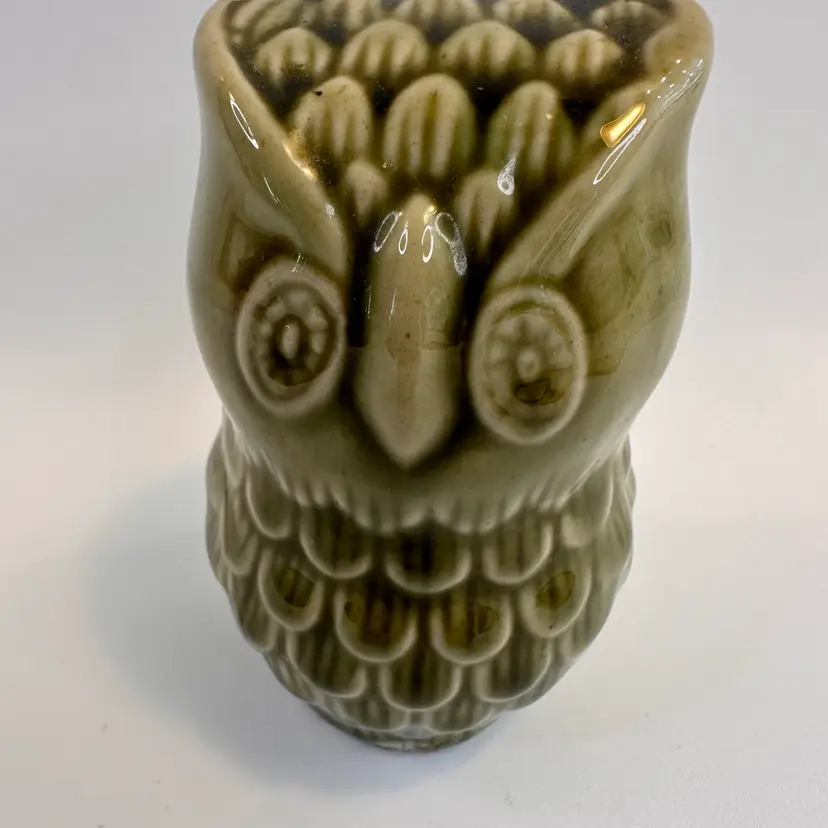 Vintage Bordallo Pinheiro Owl Figurine