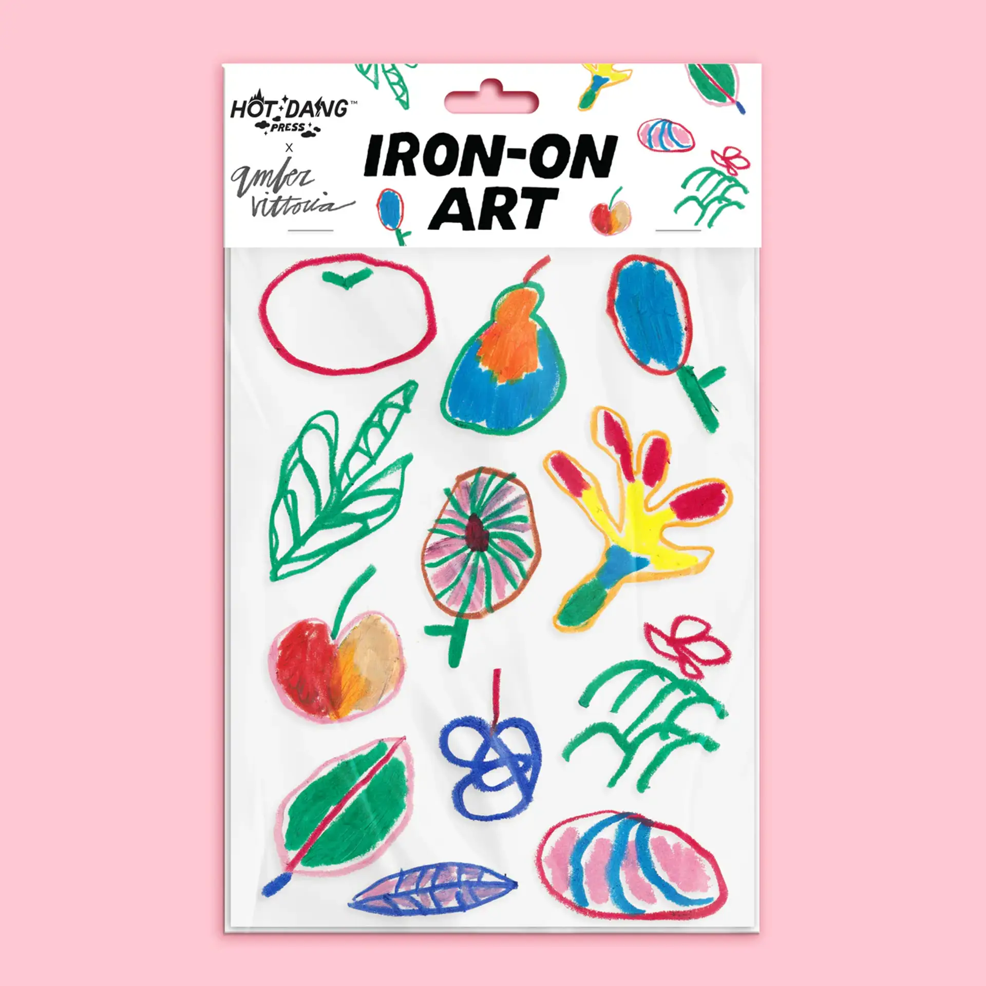 Hot Dang Press - Iron-on art design 5