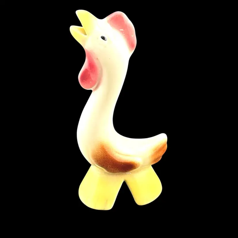 Vintage Pie Bird Rooster Rare Piece 5” Tall x 2.5” Long x 1.5” Wide