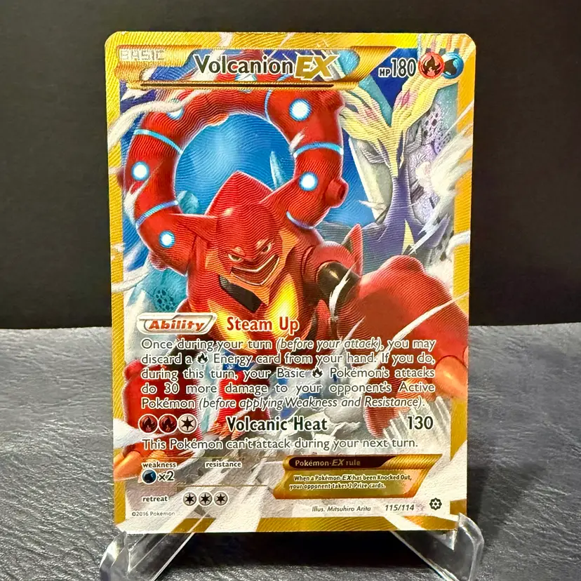 Volcanion EX (Secret) Steam Seige Secret Rare 115/114