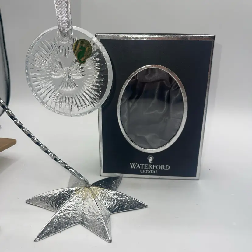 Waterford Crystal 2013 Times Square Peace Disc Christmas Ornament Boxed 160022