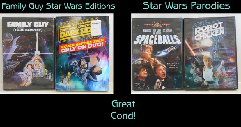 DVD Star Wars Parody Collection Bundle